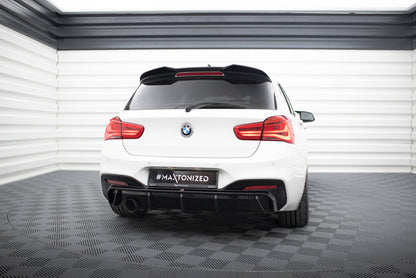 Bagerste diffuser V.3 BMW 1 M-Pack F20 Facelift (Version med single exhaust on one side)
