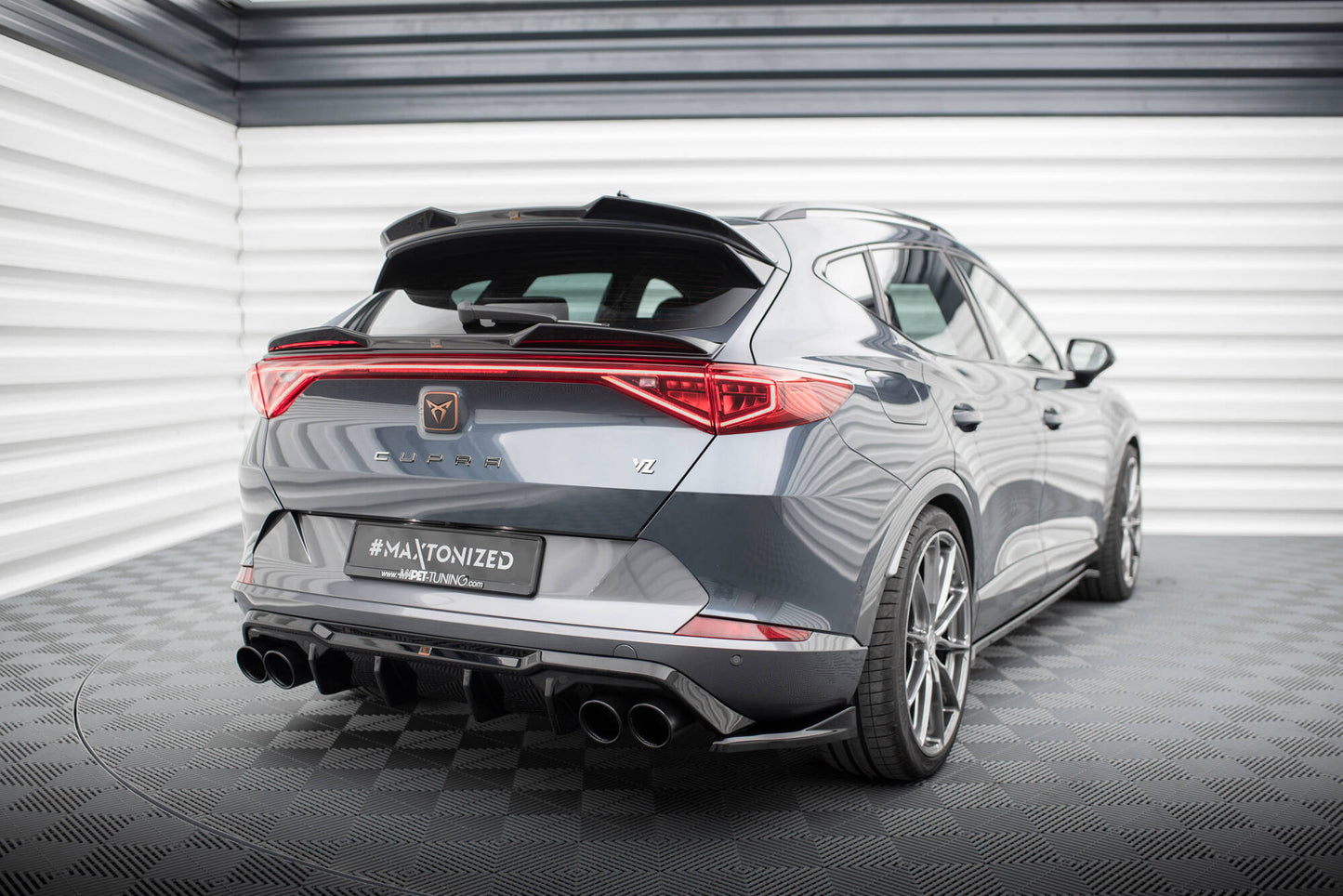 Bagerste diffuser V.3 + Exhaust Ends Imitation Cupra Formentor Mk1