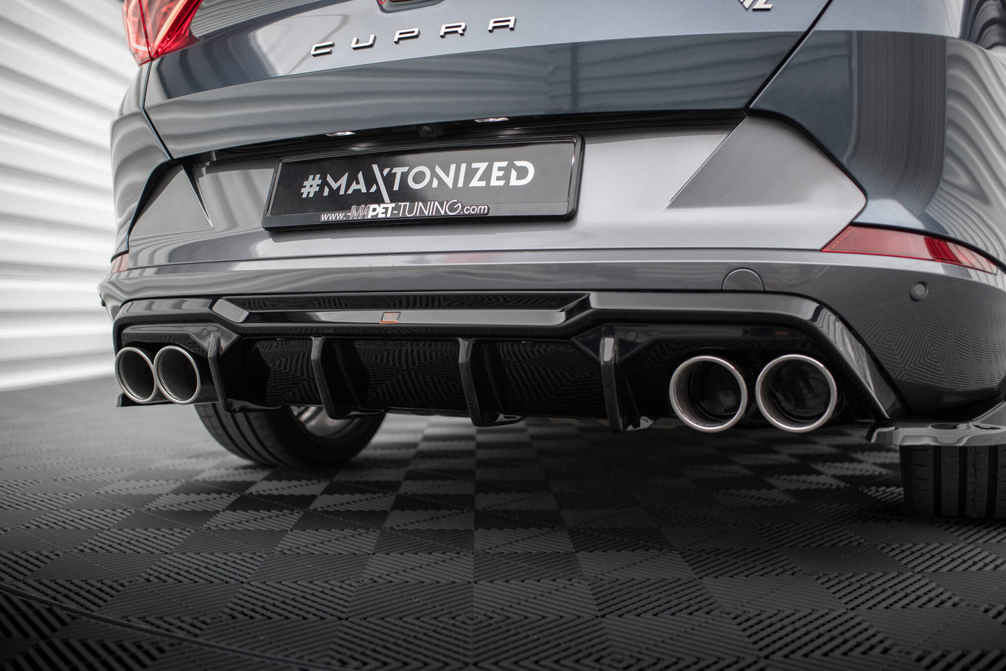 Bagerste diffuser V.3 + Exhaust Ends Imitation Cupra Formentor Mk1