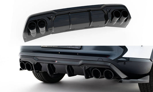 Bagerste diffuser V.3 + Exhaust Ends Imitation Cupra Formentor Mk1 Facelift