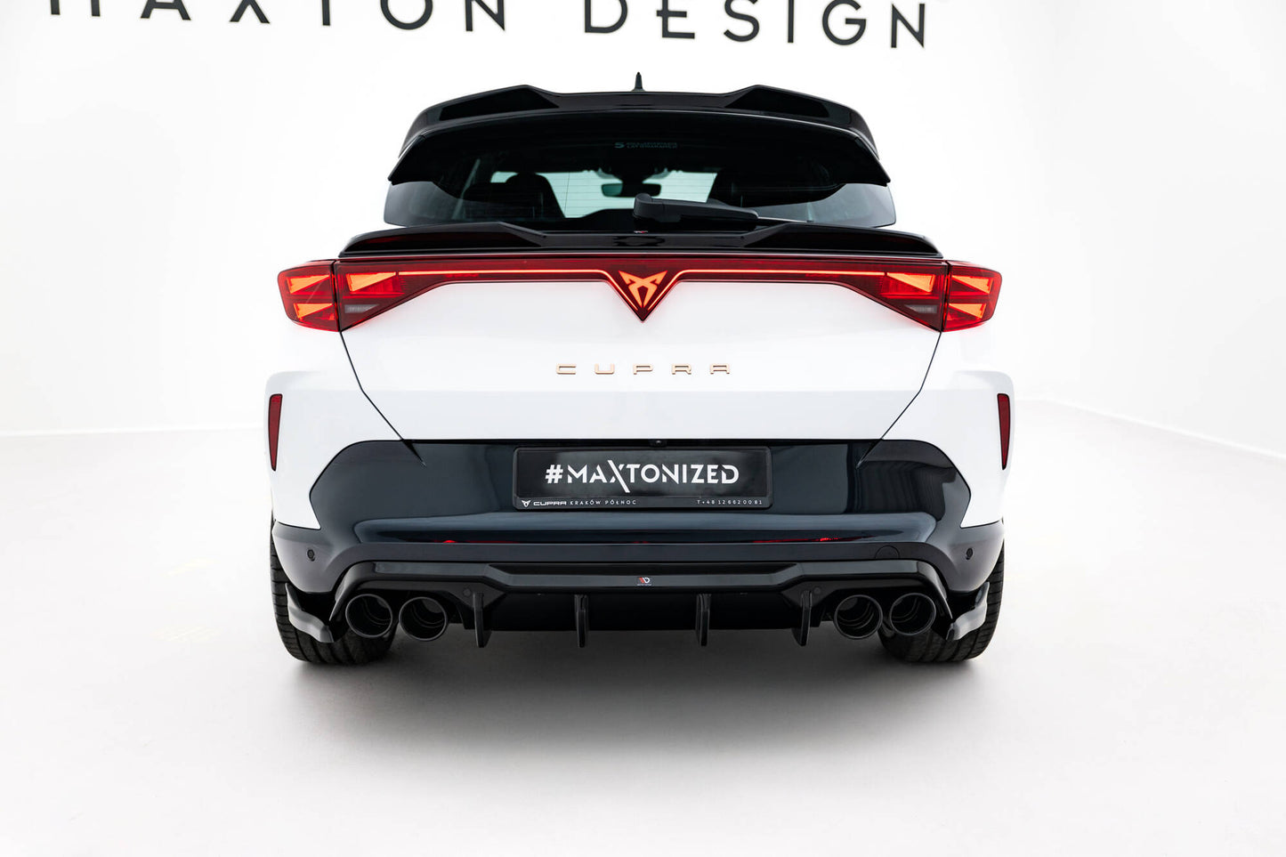 Bagerste diffuser V.3 + Exhaust Ends Imitation Cupra Formentor Mk1 Facelift