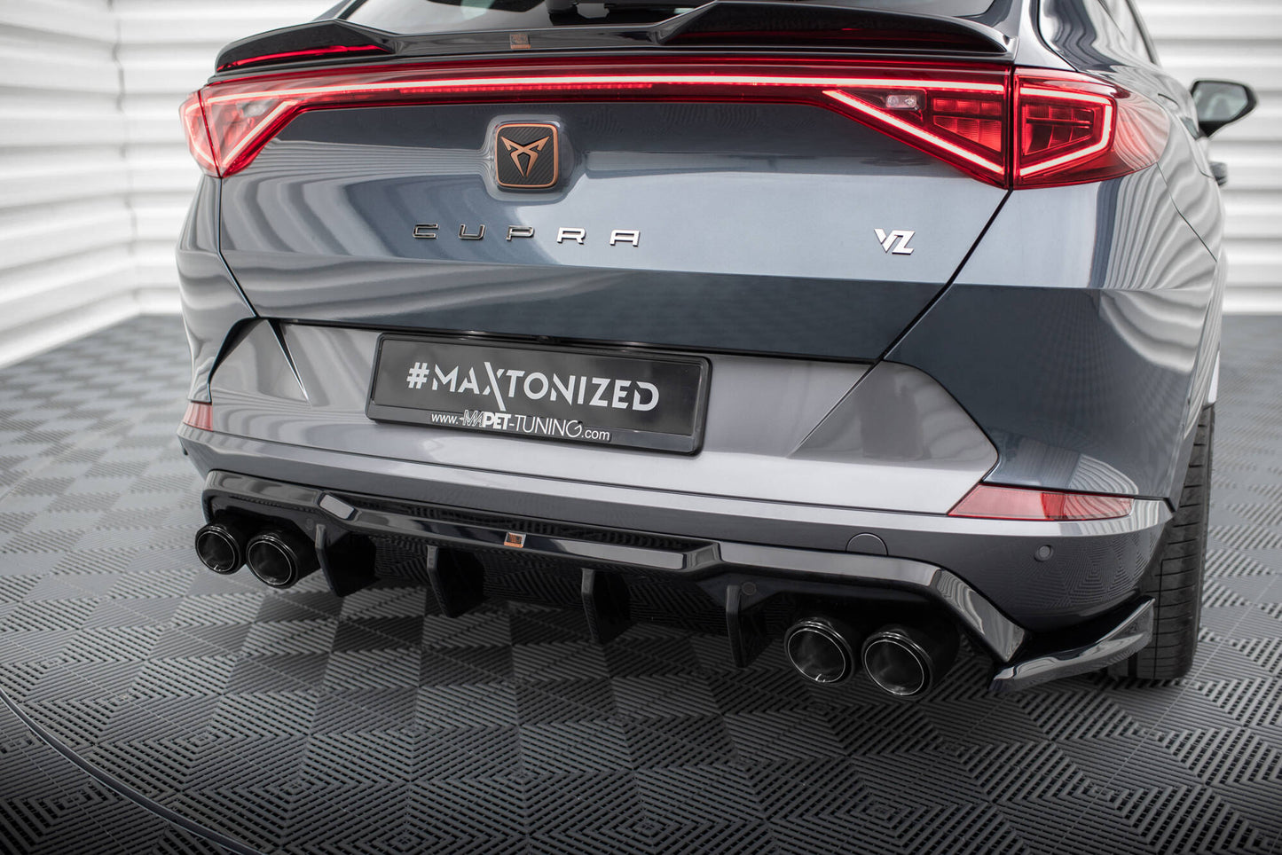 Bagerste diffuser V.3 + Exhaust Tips Cupra Formentor VZ Mk1 / Mk1 Facelift