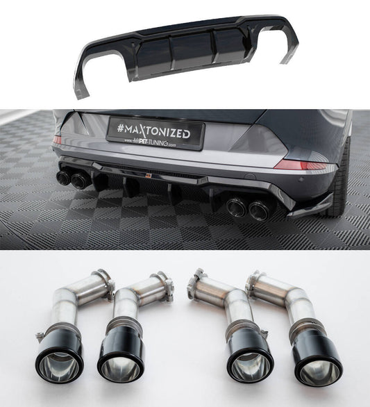 Bagerste diffuser V.3 + Exhaust Tips Cupra Formentor VZ Mk1 / Mk1 Facelift