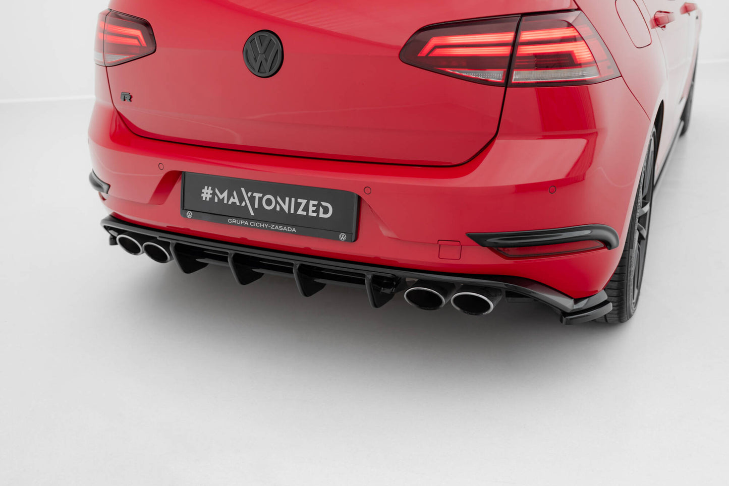 Bagerste diffuser Volkswagen Golf R Hatchback R Mk7 Facelift
