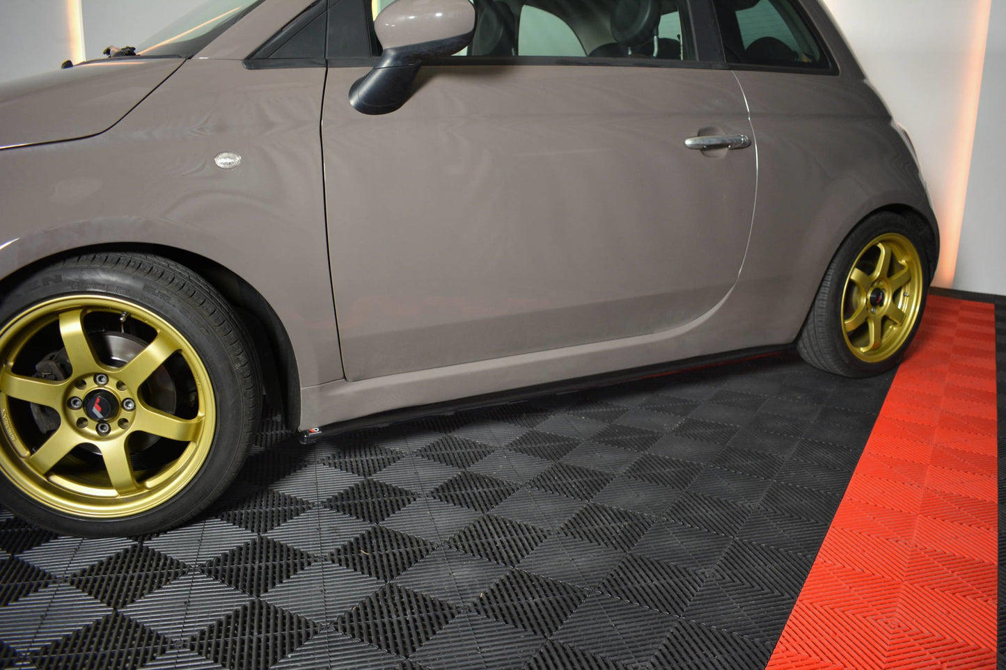 Sideskørter diffuser FIAT 500 HATCHBACK PREFACE