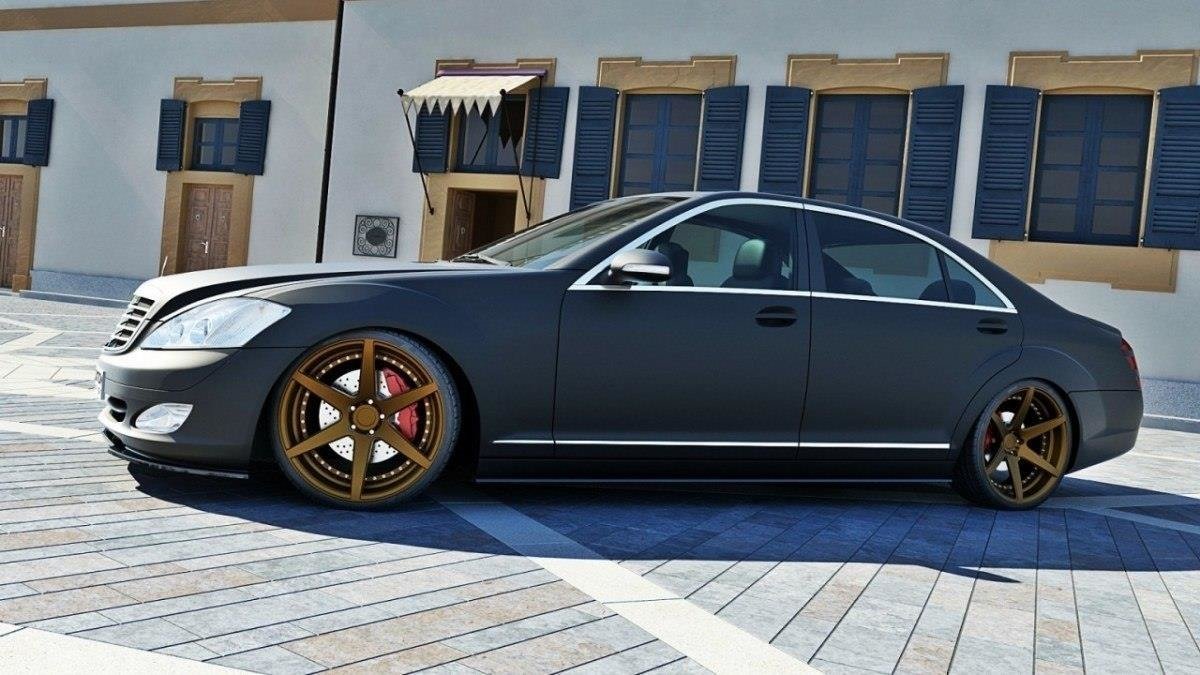 Sideskørter diffuser MERCEDES S-CLASS W221 LONG