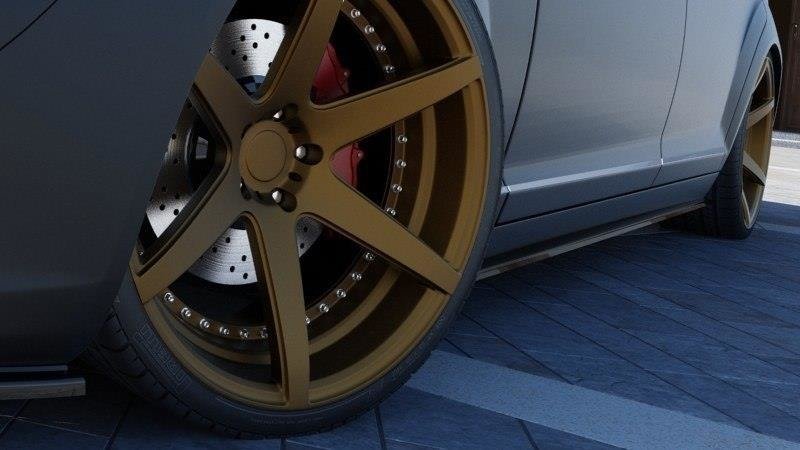 Sideskørter diffuser MERCEDES S-CLASS W221 LONG