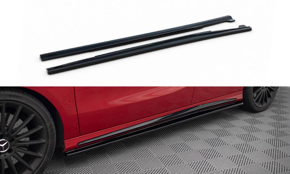 Sideskørter diffuser Mercedes A W176/ CLA 117 AMG/ CLA 117 AMG LINE Facelift