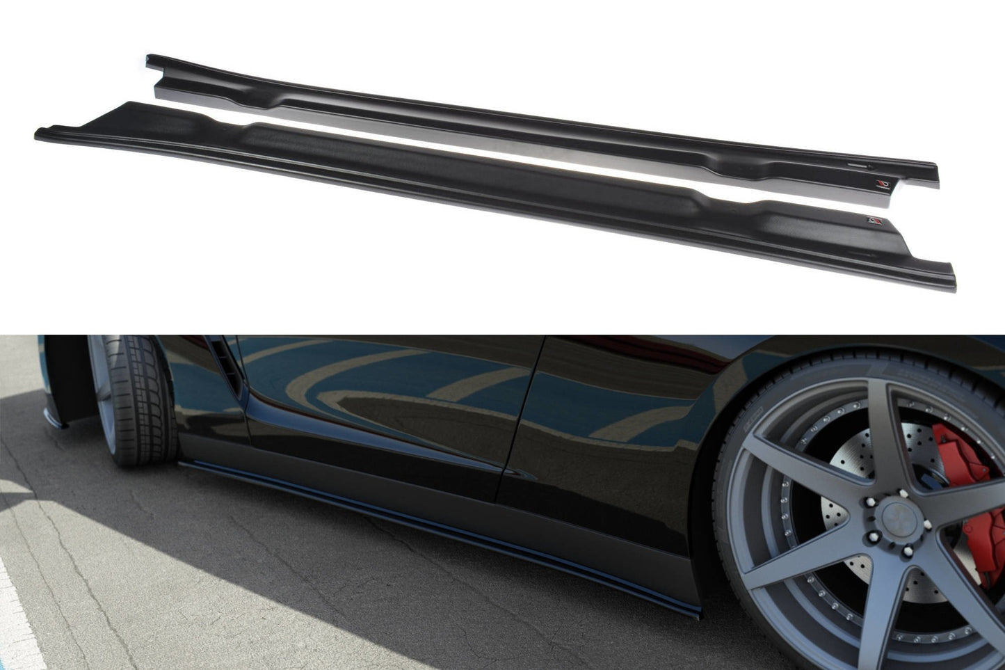 Sideskørter diffuser NISSAN GT-R PREFACE COUPE (R35-SERIES)
