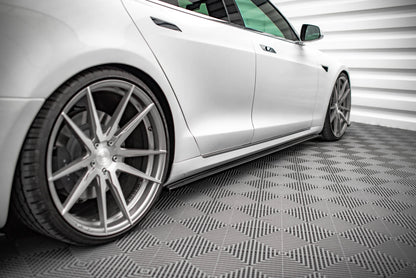 Sideskørter diffuser Tesla Model S Facelift