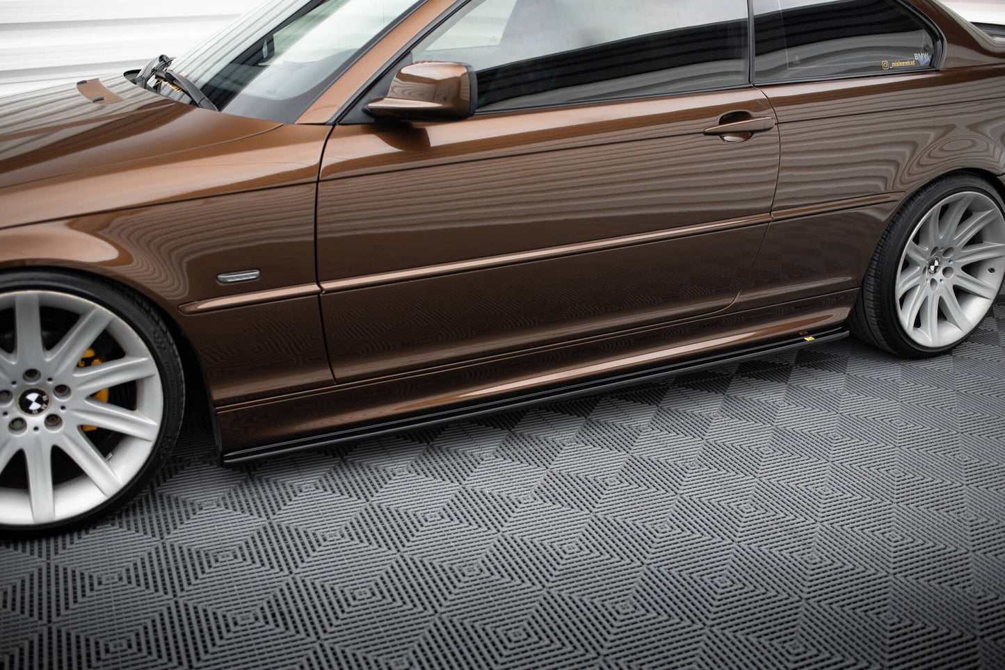 Sideskørter diffuser V.1 til BMW 3 E46 MPACK COUPE