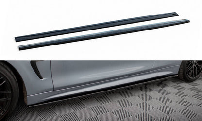 Sideskørter diffuser til BMW 4 Coupe / Gran Coupe / Cabrio M-Pack F32 / F36 / F33