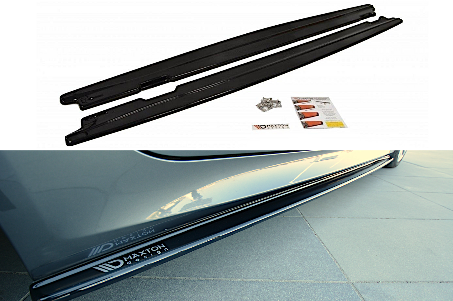 Sideskørter diffuser til BMW 5 E60/61 M-PACK