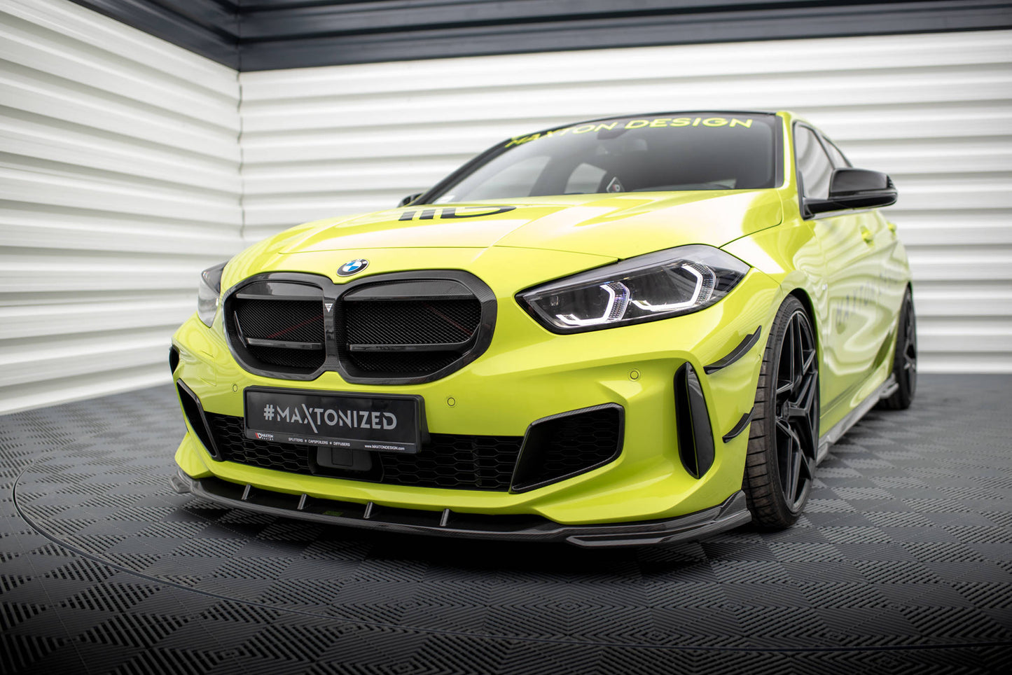 Splitter sæt Prepreg kulfiber   BMW 1 F40 M-Pack / M135i