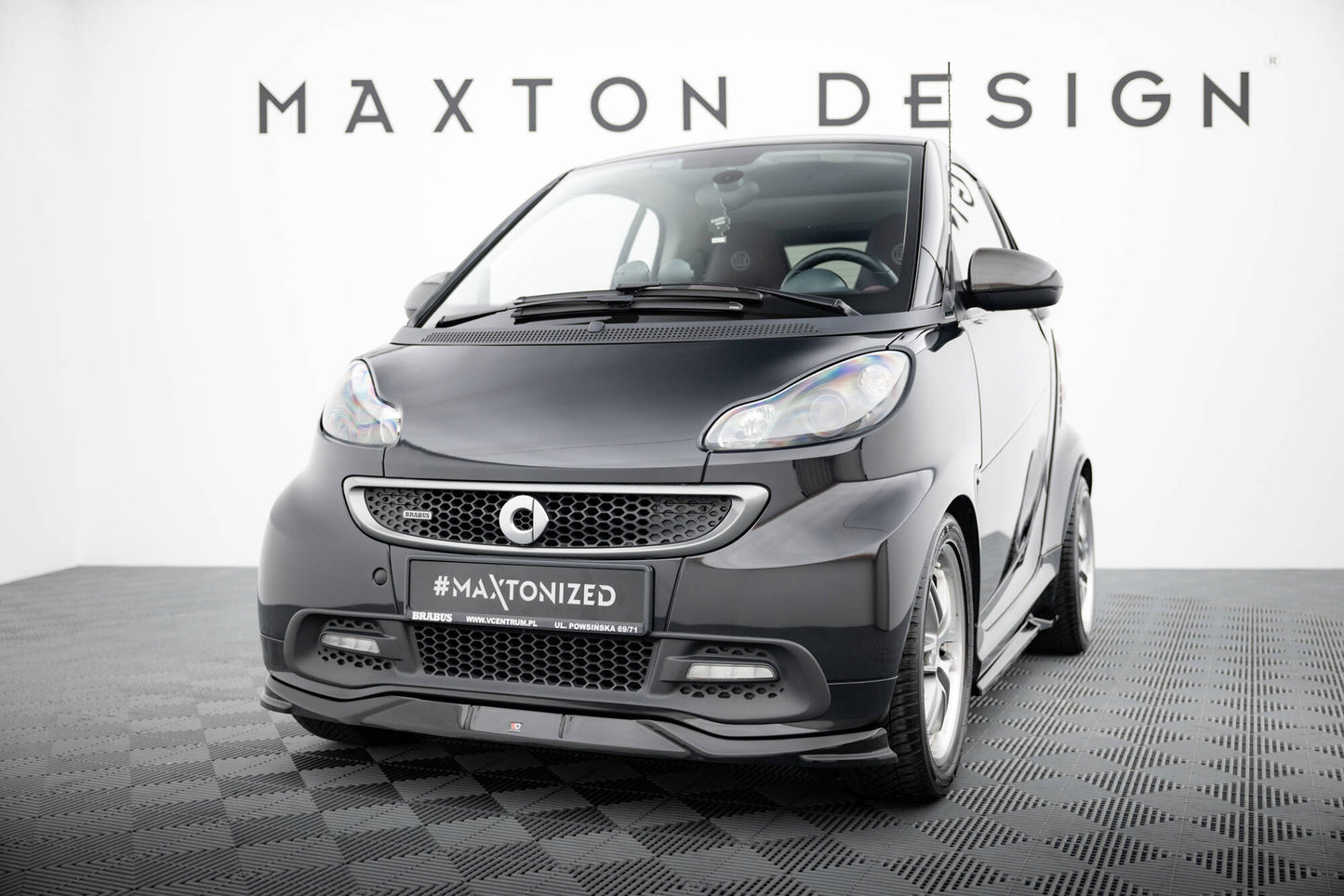 Splitter sæt Brabus Smart Fortwo C451 Facelift