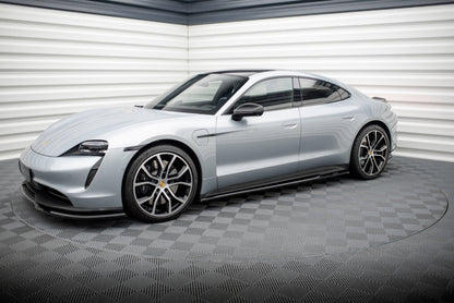 Splitter sæt Porsche Taycan / Taycan 4 / Taycan 4S / Taycan GTS Mk1