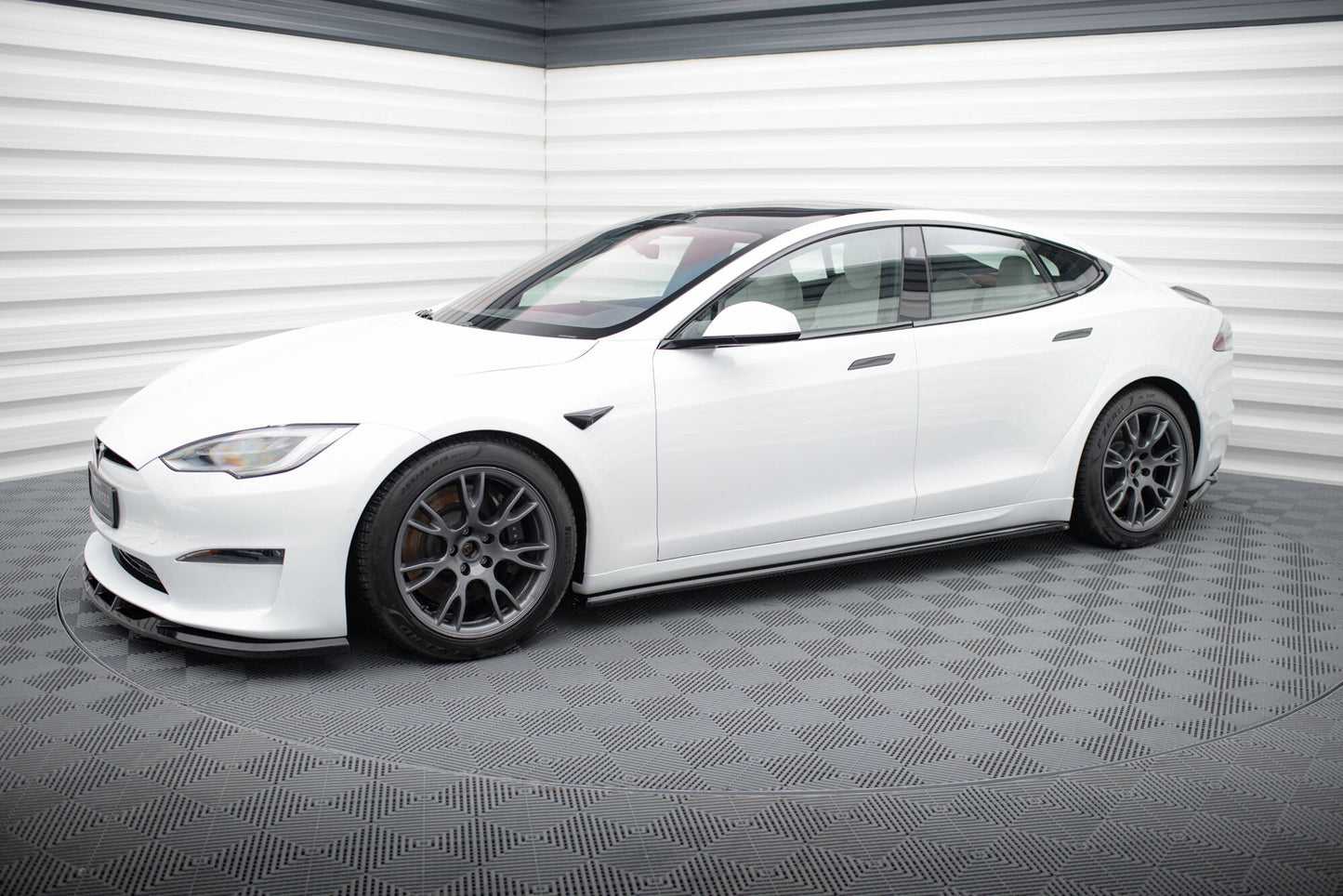 Splitter sæt Tesla Model S Plaid Mk1 Facelift