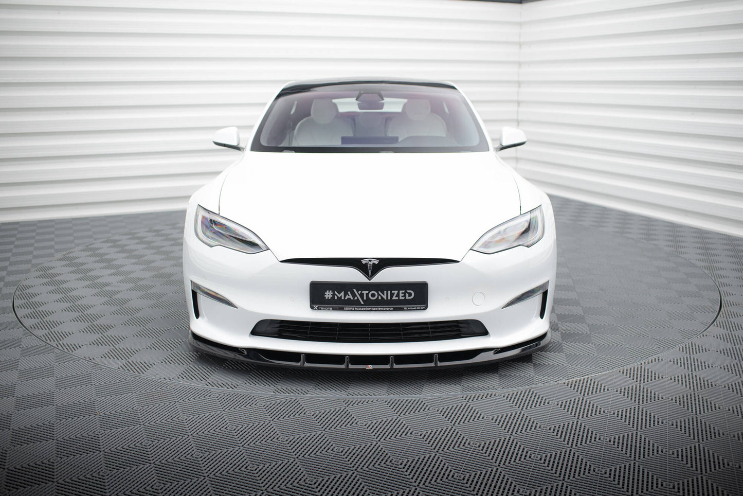 Splitter sæt Tesla Model S Plaid Mk1 Facelift