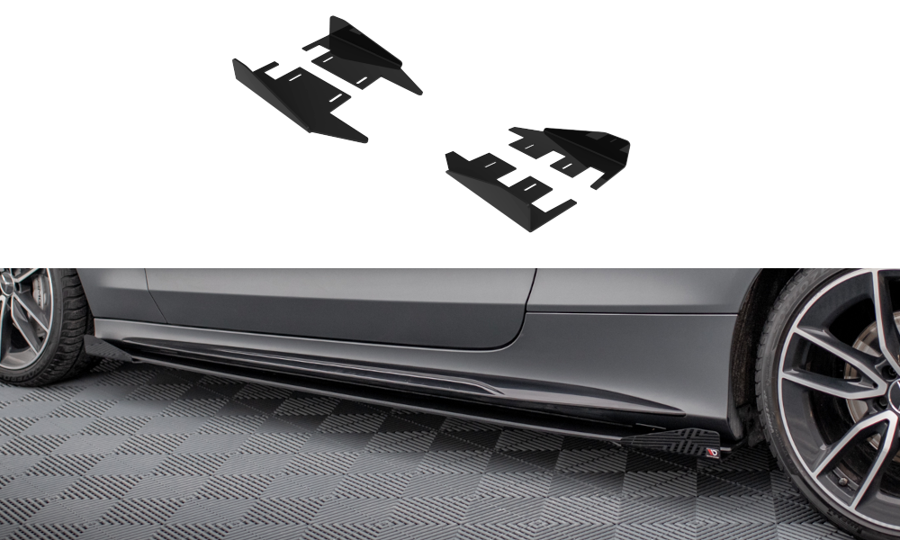 Side Flaps Mercedes-AMG C43 Coupe / Cabrio C205 Facelift / A205 Facelift