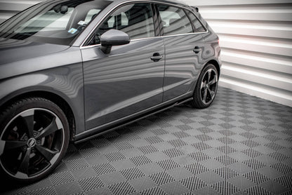 Sideskørter diffuser Audi A3 Sportback 8V