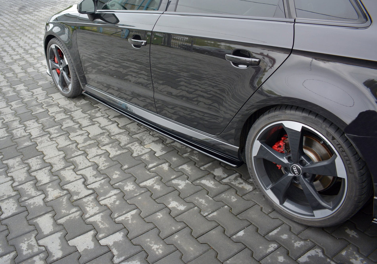 Sideskørter diffuser Audi RS3 8V FL Sportback