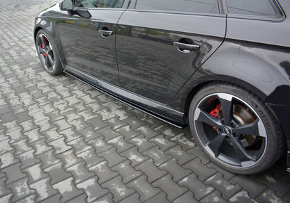 Sideskørter diffuser Audi RS3 8V FL Sportback