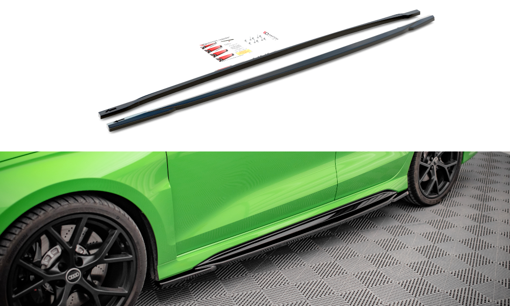 Sideskørter diffuser Audi RS3 Sedan 8Y