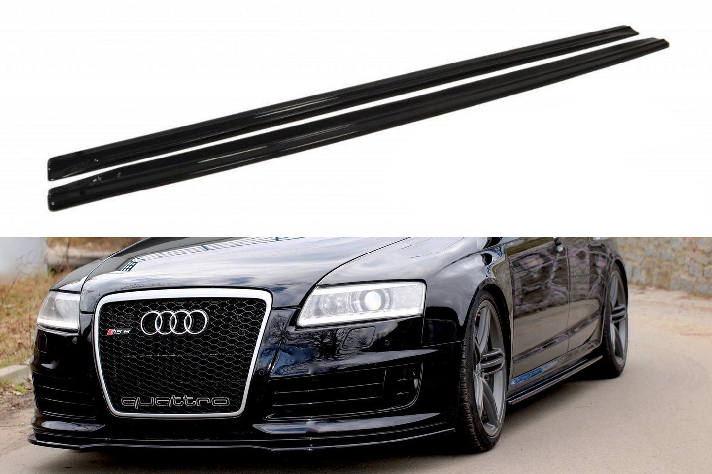 Sideskørter diffuser Audi RS6 C6
