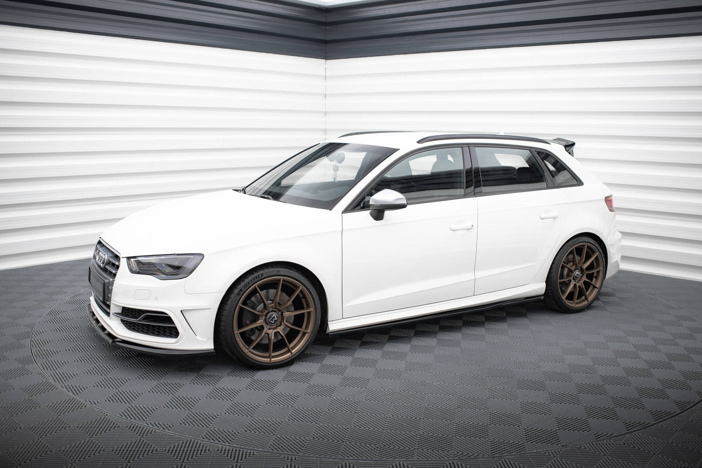 Sideskørter diffuser Audi S3 / A3 S-Line Sportback 8V