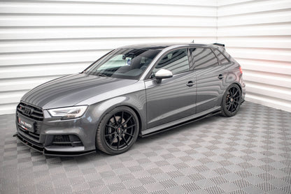 Sideskørter diffuser Audi S3 / A3 S-Line Sportback 8V Facelift