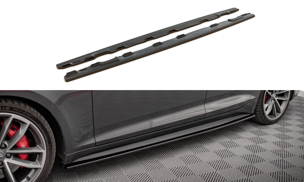 Sideskørter diffuser Audi S5 / A5 S-Line F5 Sportback