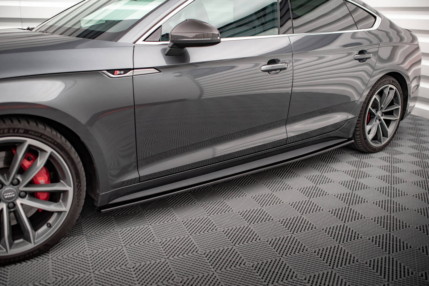 Sideskørter diffuser Audi S5 / A5 S-Line F5 Sportback