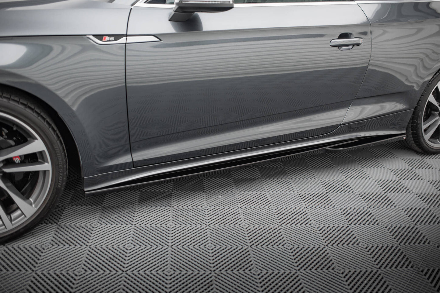Sideskørter diffuser Audi S5 Coupe / A5 S-Line Coupe F5 Facelift