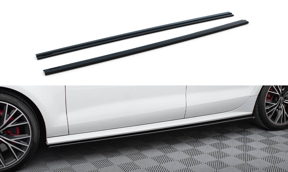 Sideskørter diffuser Audi S7 / A7 S-Line C7 FL