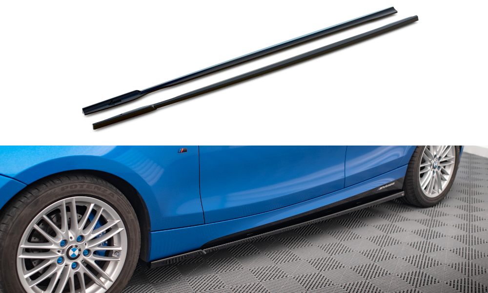 Sideskørter diffuser BMW 1 M-Pack E87 Facelift