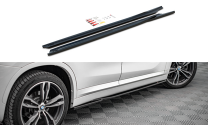 Sideskørter diffuser BMW X1 M-Pack F48 / F48 Facelift