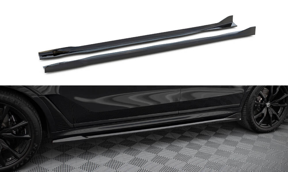 Sideskørter diffuser BMW X7 M-Pack G07 Facelift