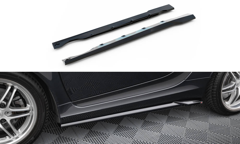 Sideskørter diffuser Brabus Smart Fortwo C451 Facelift
