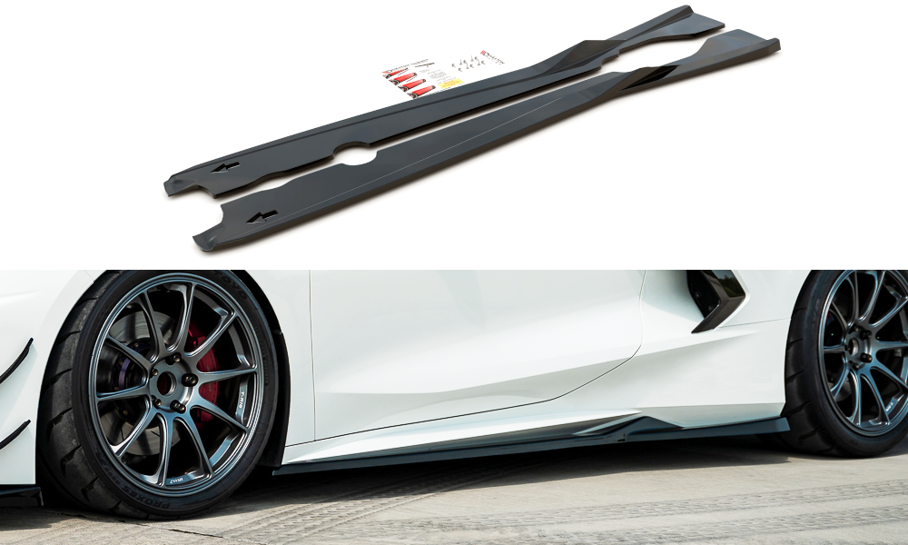 Sideskørter diffuser Chevrolet Corvette C8