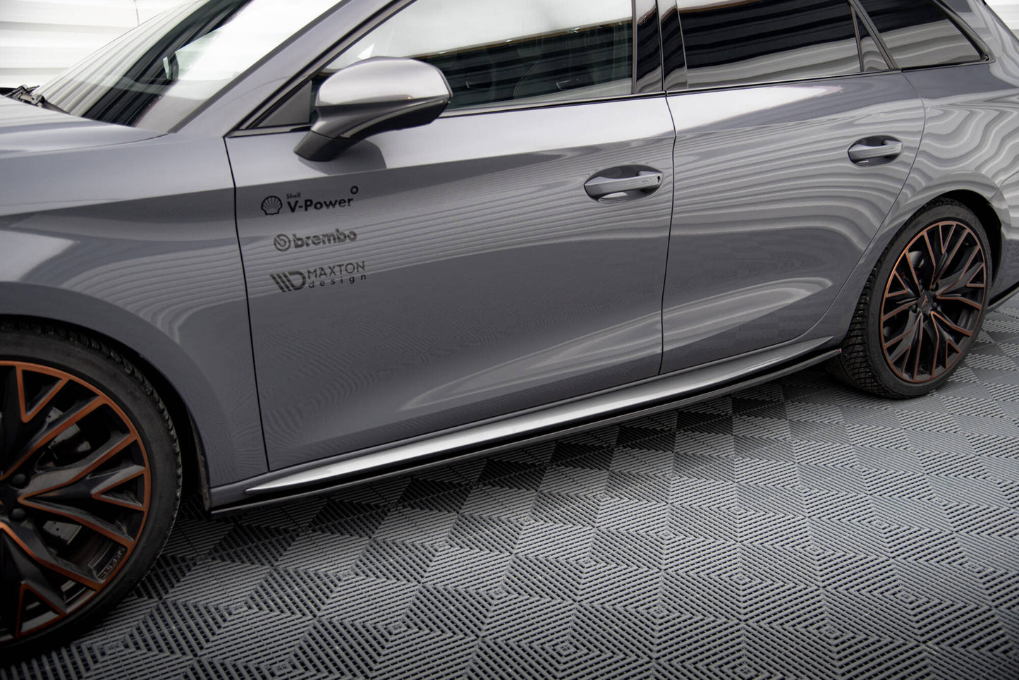 Sideskørter diffuser Cupra Leon Aero Mk1