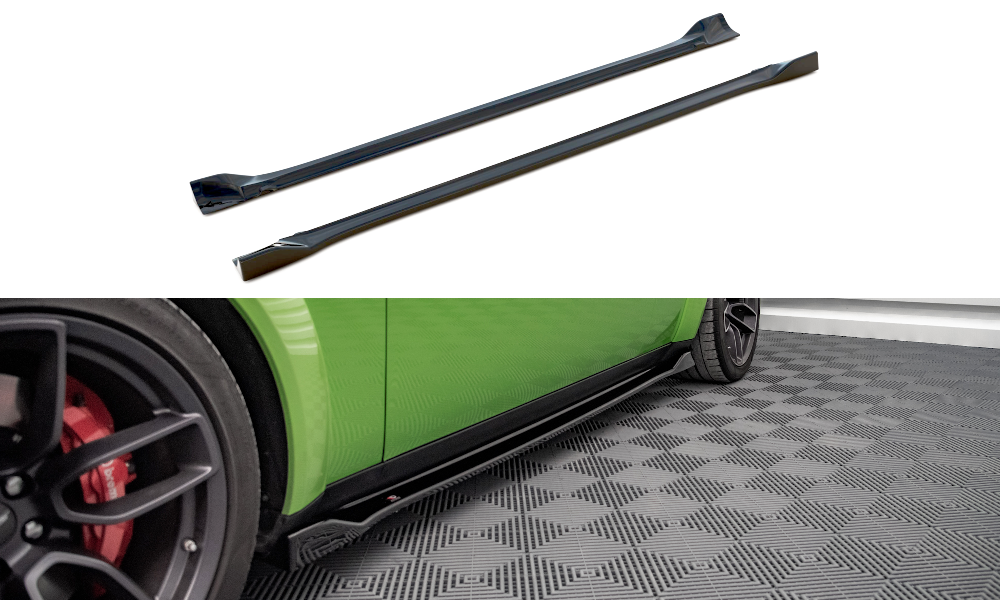 Sideskørter diffuser Dodge Challenger SRT Hellcat Bredtbody Mk3