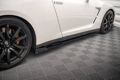 Sideskørter diffuser + Flaps Nissan GTR R35 Facelift