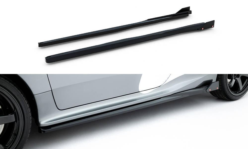 Sideskørter diffuser + Flaps Toyota GR Yaris Mk4 Facelift