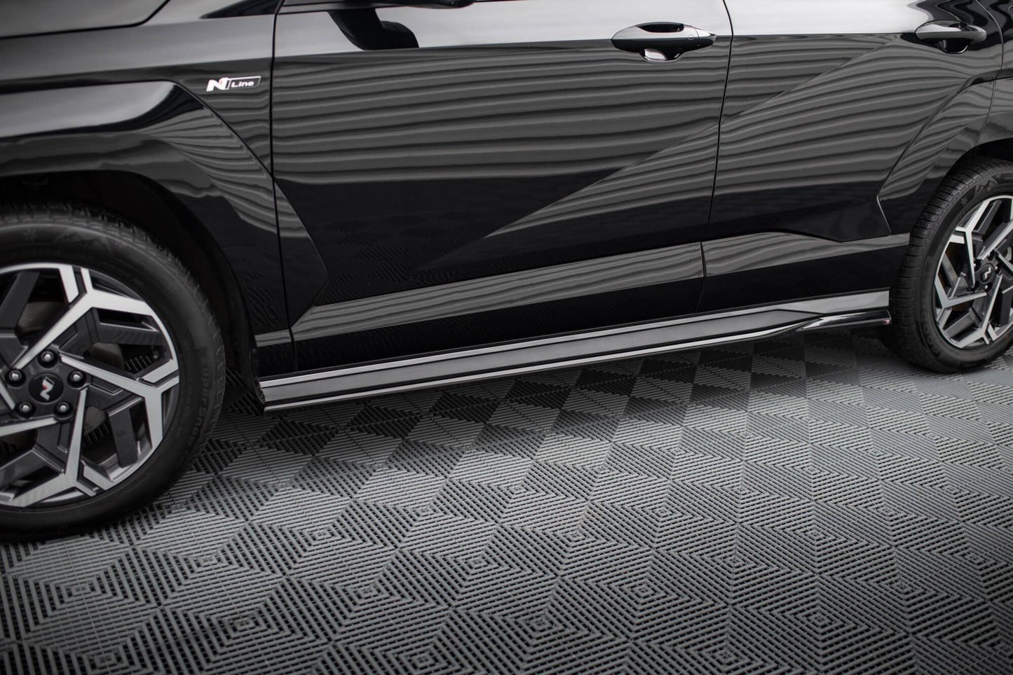 Sideskørter diffuser Hyundai Kona N-line Mk2