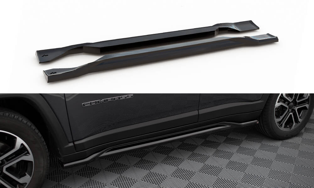 Sideskørter diffuser Jeep Compass Limited Mk2 Facelift