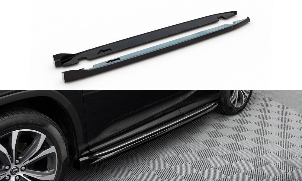Sideskørter diffuser Lexus RX Mk4 Facelift (version med OEM step rails)