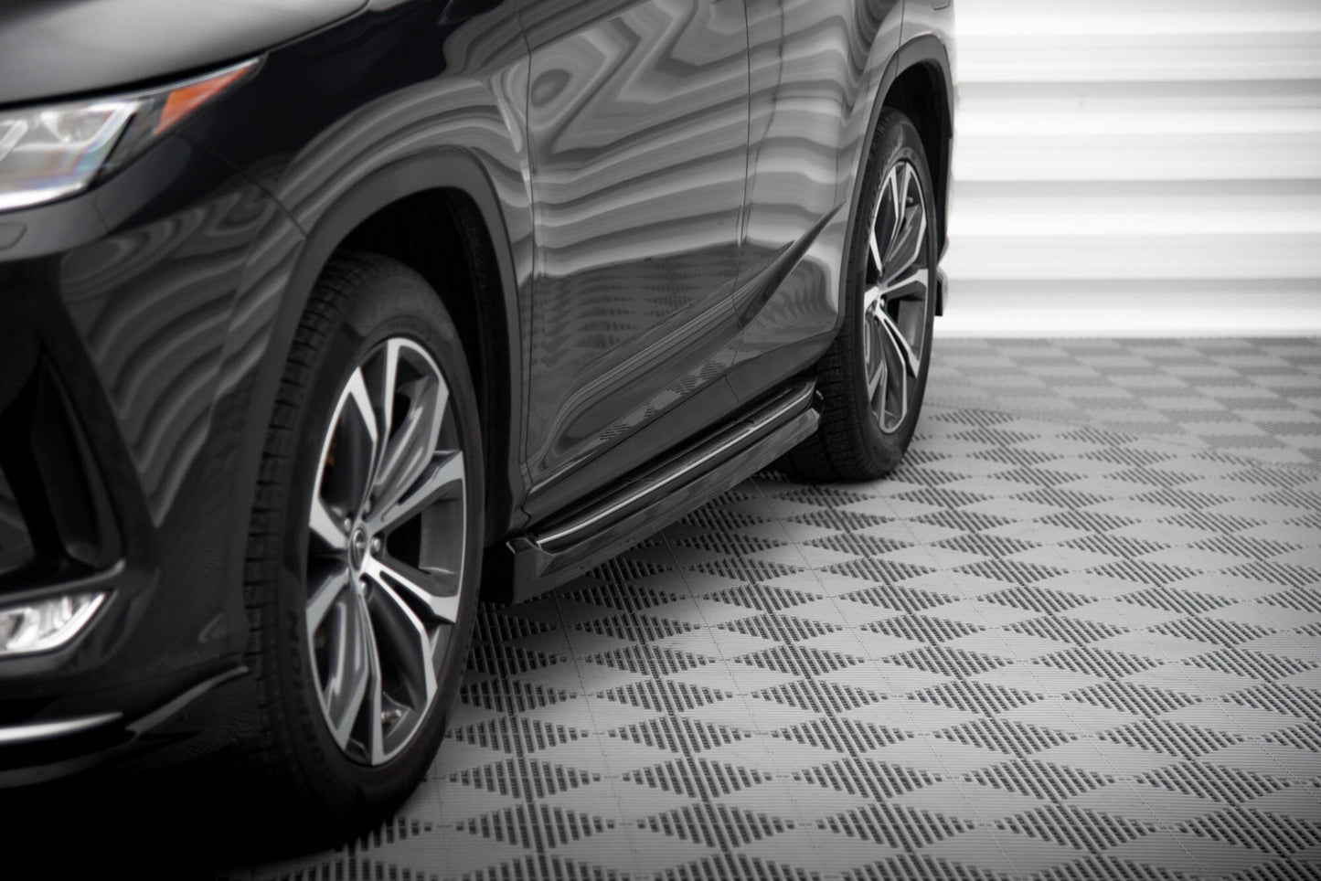 Sideskørter diffuser Lexus RX Mk4 Facelift (version med OEM step rails)