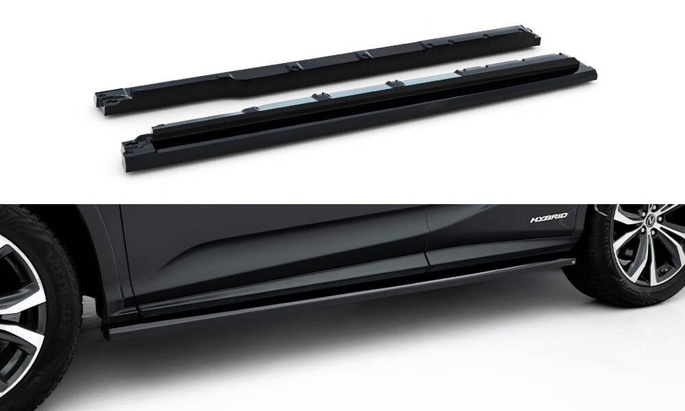 Sideskørter diffuser Lexus RX Mk4 Facelift (version without OEM step rails)