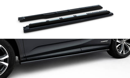 Sideskørter diffuser Lexus RX Mk4 Facelift (version without OEM step rails)