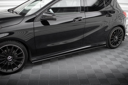 Sideskørter diffuser Mercedes-Benz A AMG-Line W176 Facelif